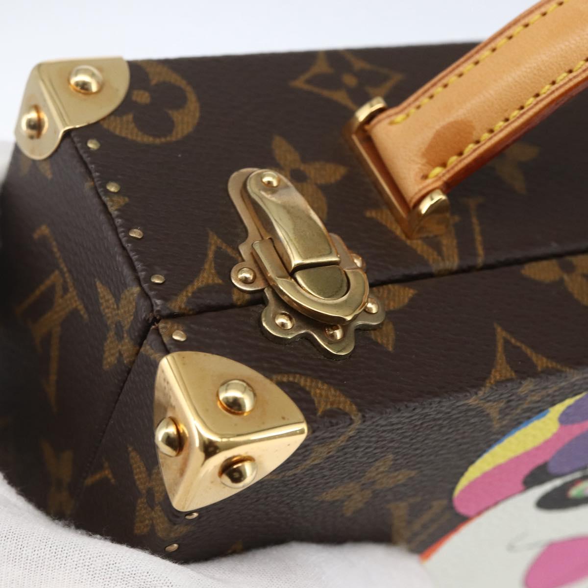 LOUIS VUITTON Monogram Panda Jewelry Box M92478 LV Auth 163753SM