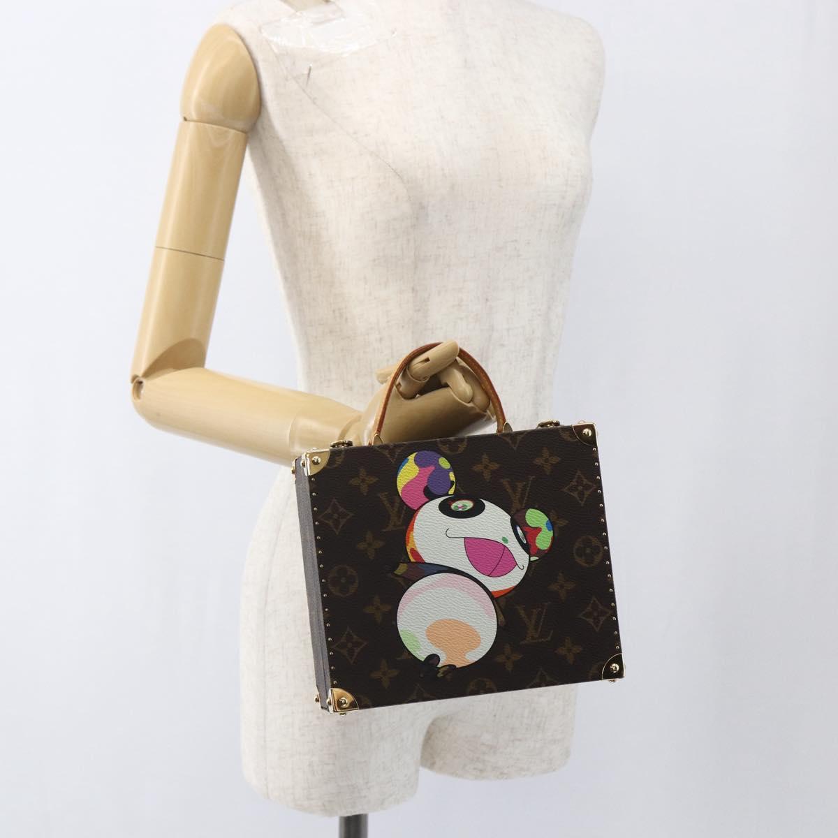 LOUIS VUITTON Monogram Panda Jewelry Box M92478 LV Auth 163753SM