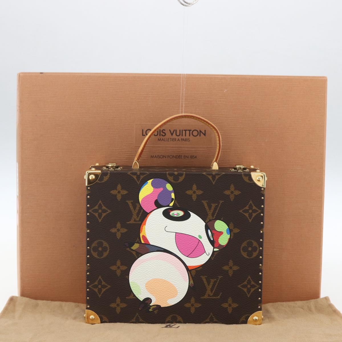 LOUIS VUITTON Monogram Panda Jewelry Box M92478 LV Auth 163753SM