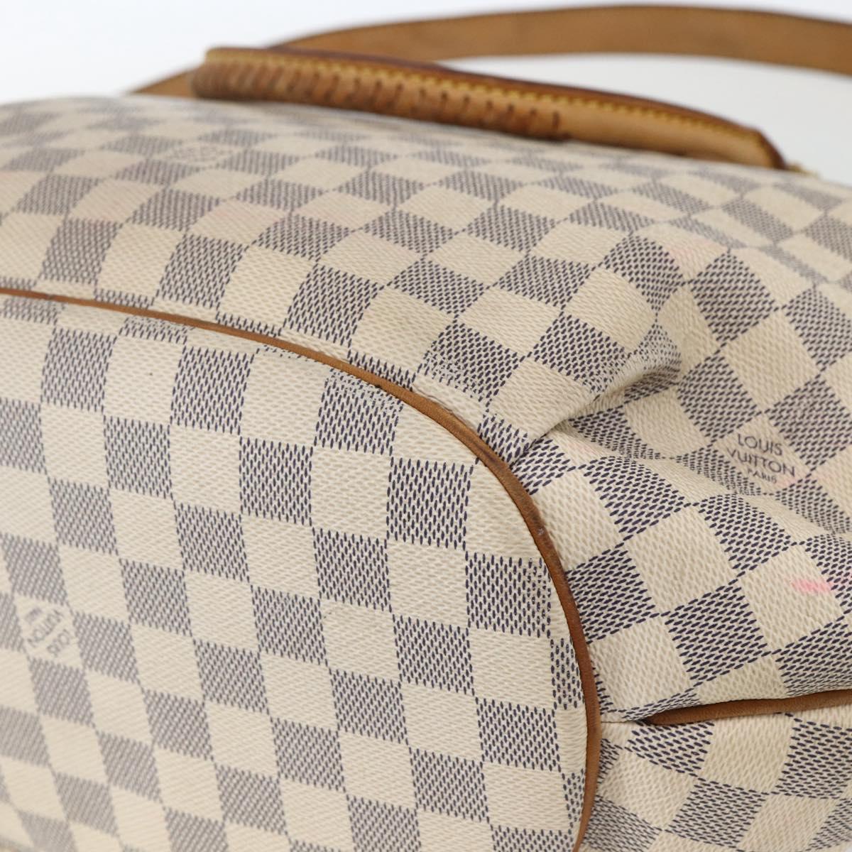 LOUIS VUITTON Damier Azur Riviera MM Hand Bag 2way N48252 LV Auth 163765