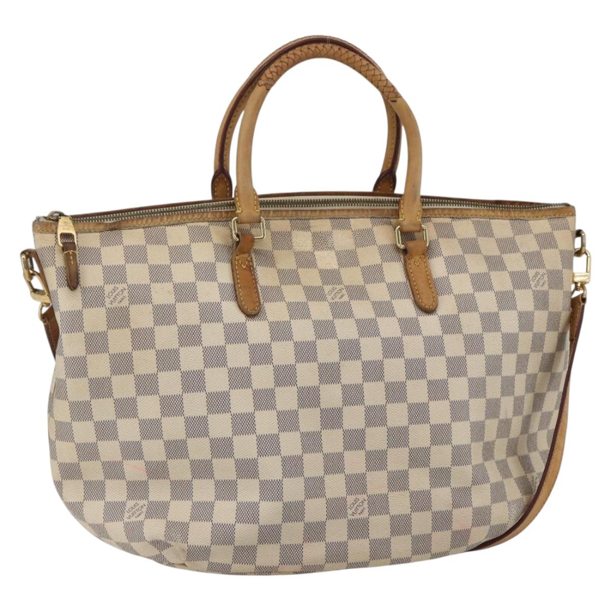 LOUIS VUITTON Damier Azur Riviera MM Hand Bag 2way N48252 LV Auth 163765