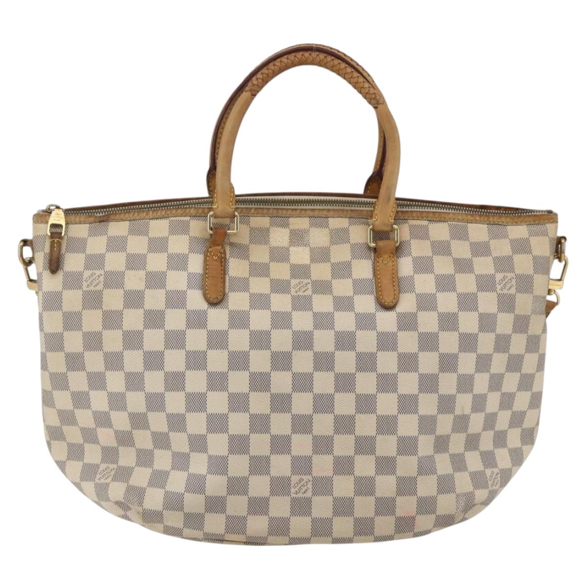 LOUIS VUITTON Damier Azur Riviera MM Hand Bag 2way N48252 LV Auth 163765
