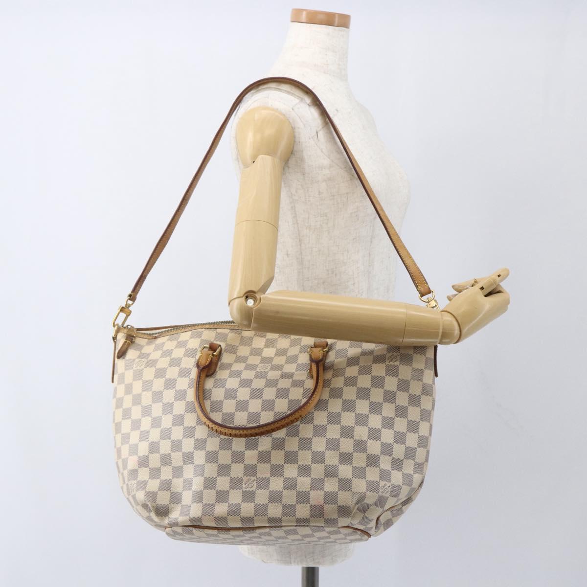 LOUIS VUITTON Damier Azur Riviera MM Hand Bag 2way N48252 LV Auth 163765