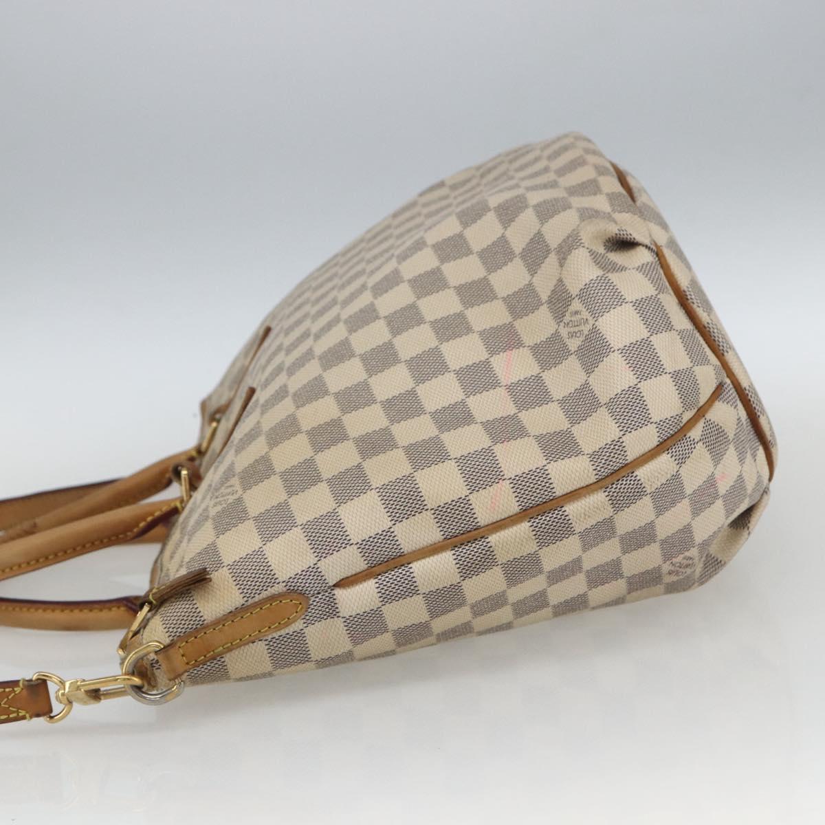 LOUIS VUITTON Damier Azur Riviera MM Hand Bag 2way N48252 LV Auth 163765