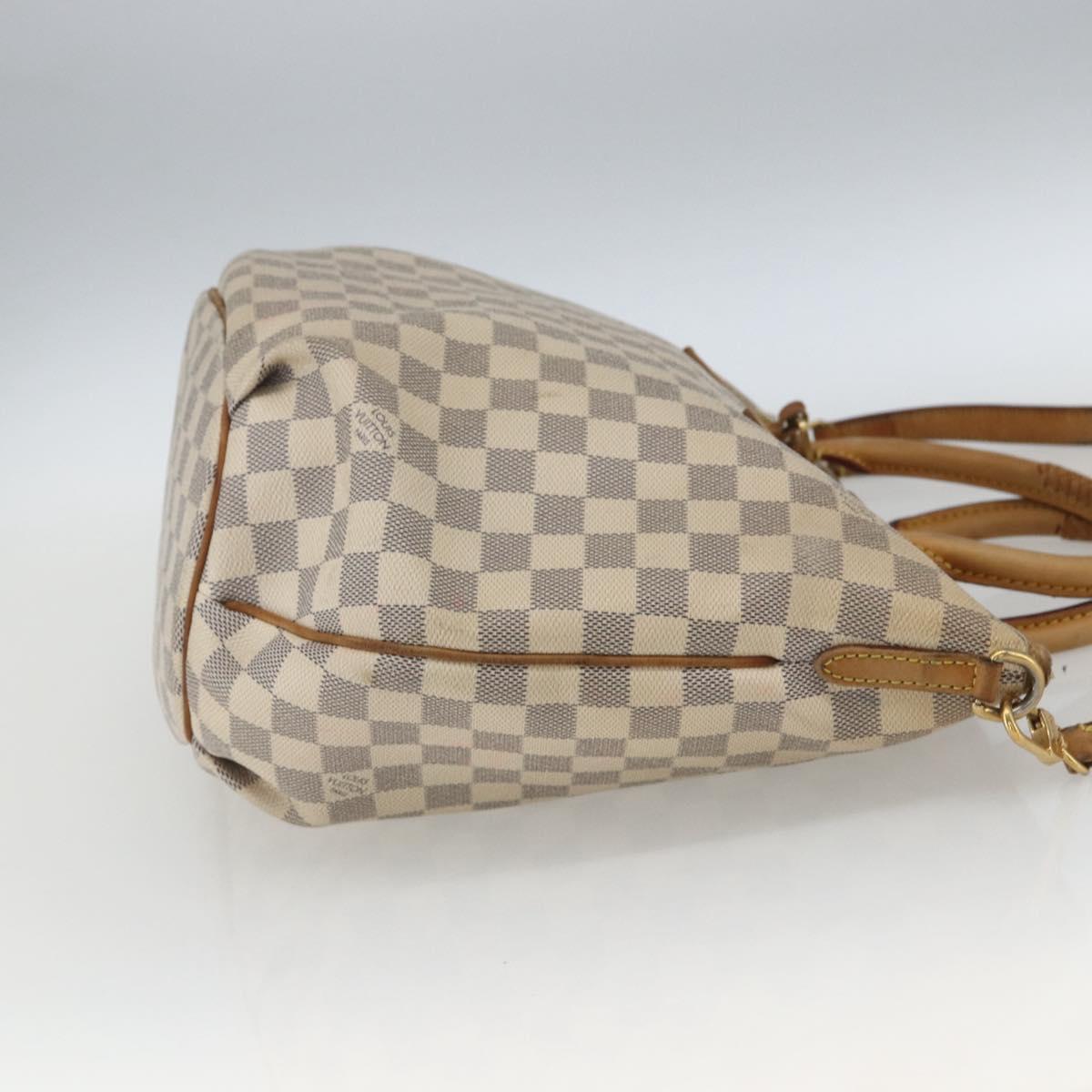 LOUIS VUITTON Damier Azur Riviera MM Hand Bag 2way N48252 LV Auth 163765