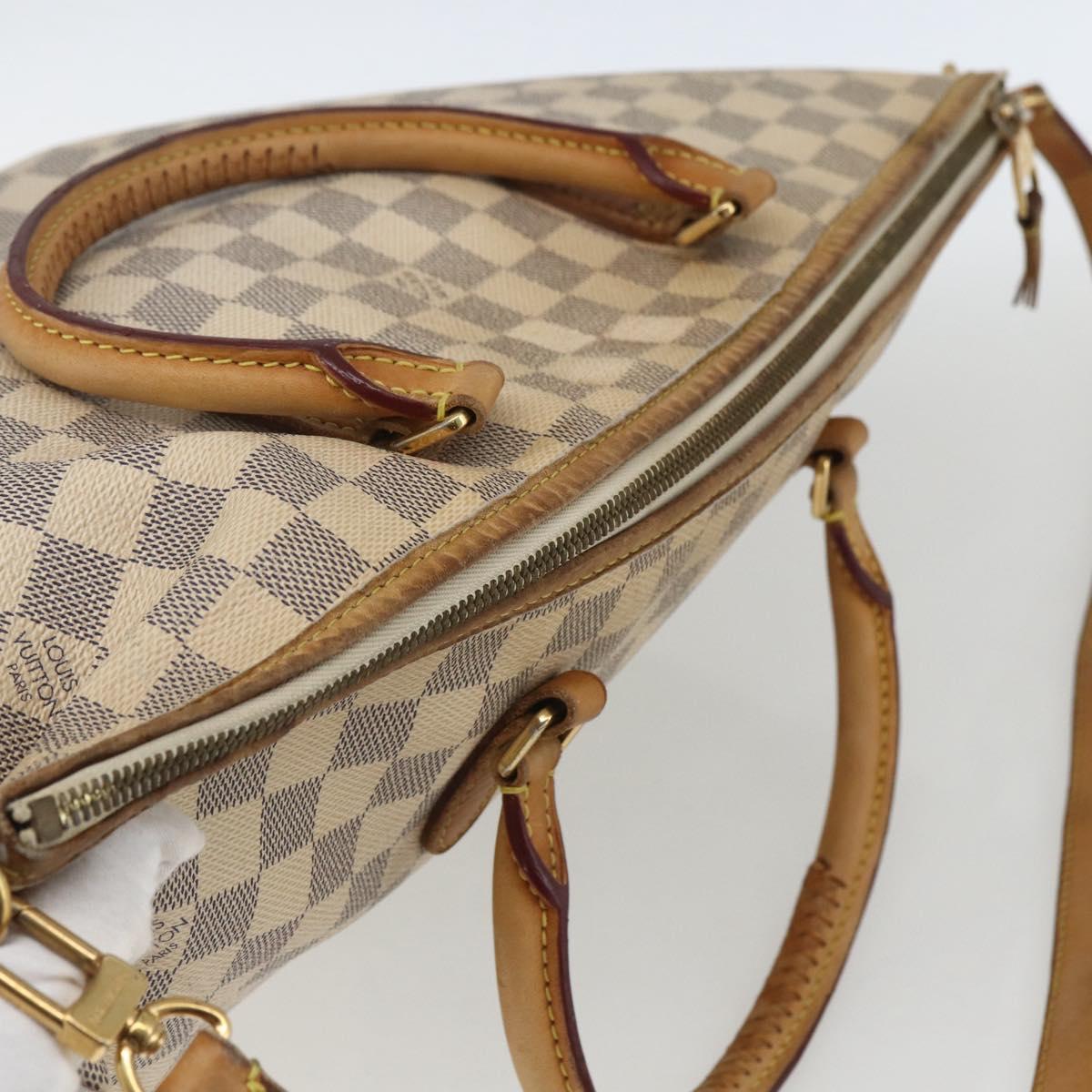 LOUIS VUITTON Damier Azur Riviera MM Hand Bag 2way N48252 LV Auth 163765