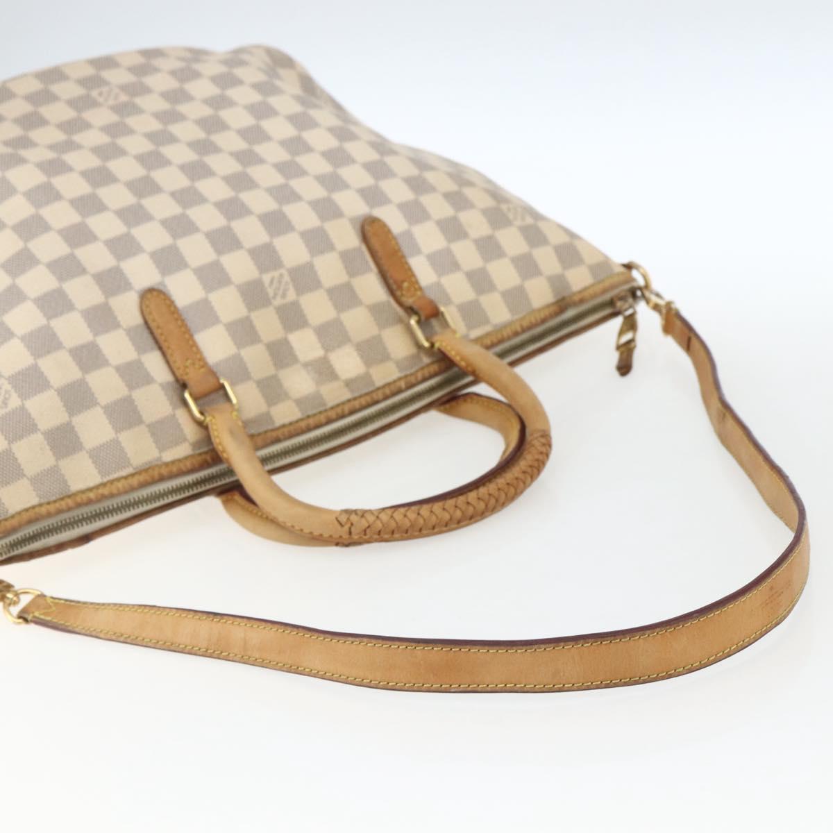 LOUIS VUITTON Damier Azur Riviera MM Hand Bag 2way N48252 LV Auth 163765