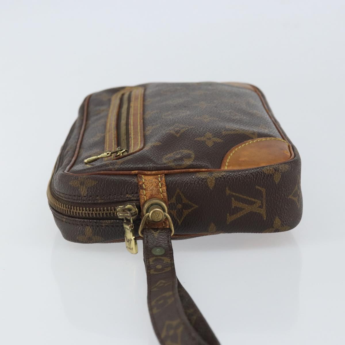 LOUIS VUITTON Monogram Marly Dragonne GM Clutch Bag M51825 LV Auth 163772