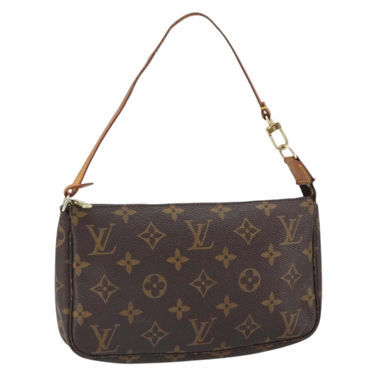 LOUIS VUITTON Monogram Pochette Accessoires Pouch M51980 LV Auth 163774