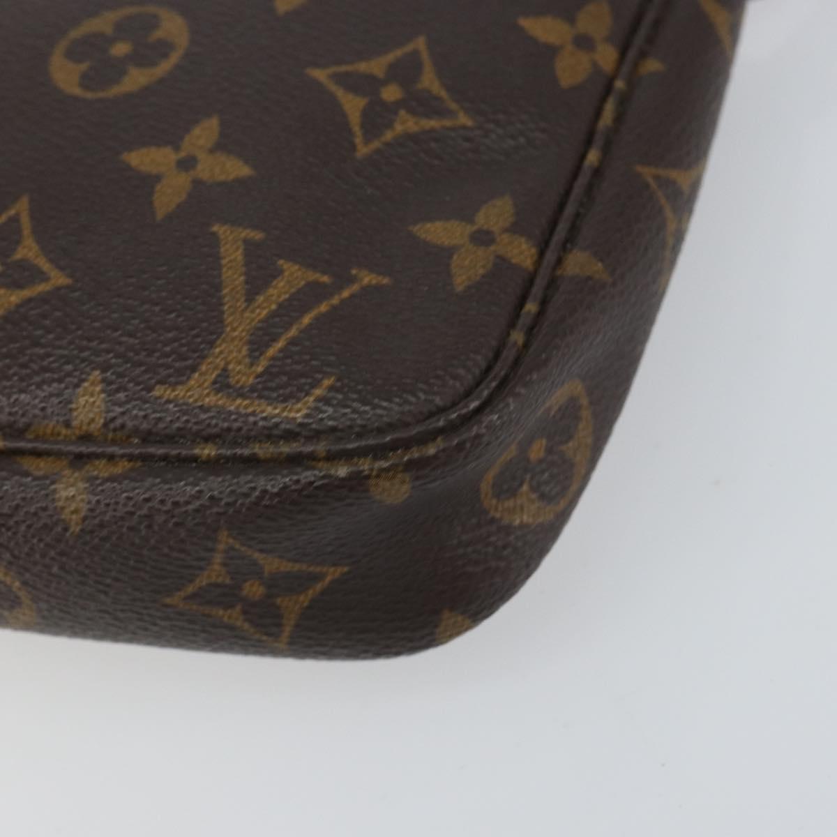 LOUIS VUITTON Monogram Pochette Accessoires Pouch M51980 LV Auth 163774