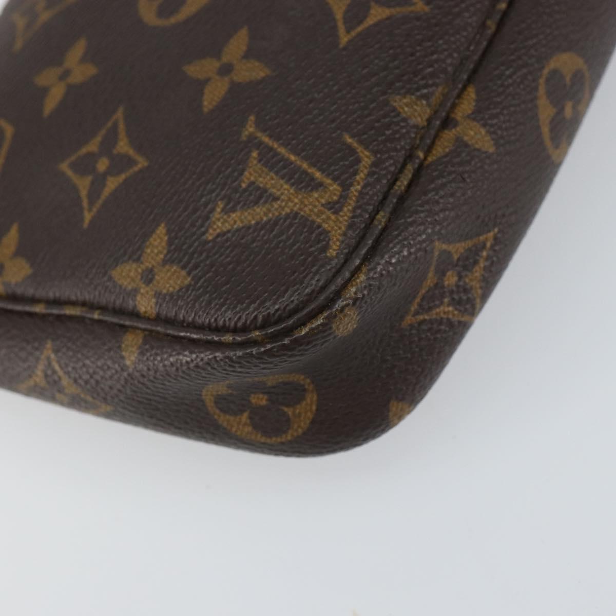 LOUIS VUITTON Monogram Pochette Accessoires Pouch M51980 LV Auth 163774