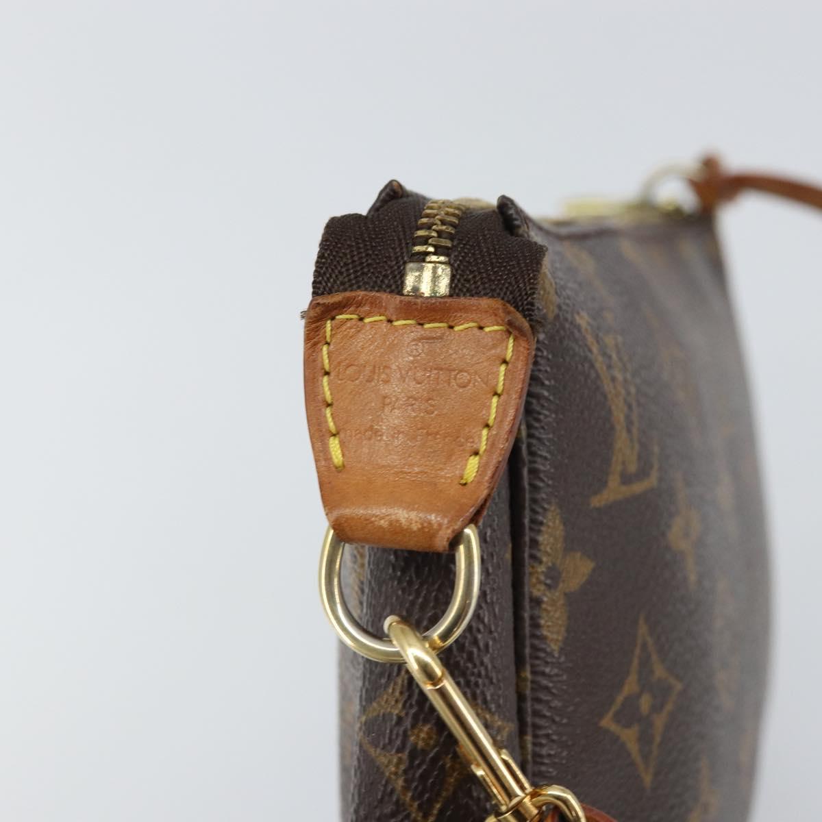 LOUIS VUITTON Monogram Pochette Accessoires Pouch M51980 LV Auth 163774