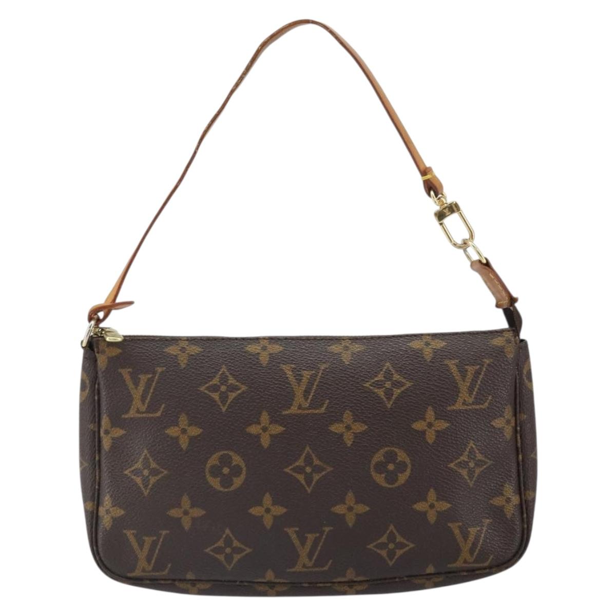 LOUIS VUITTON Monogram Pochette Accessoires Pouch M51980 LV Auth 163774