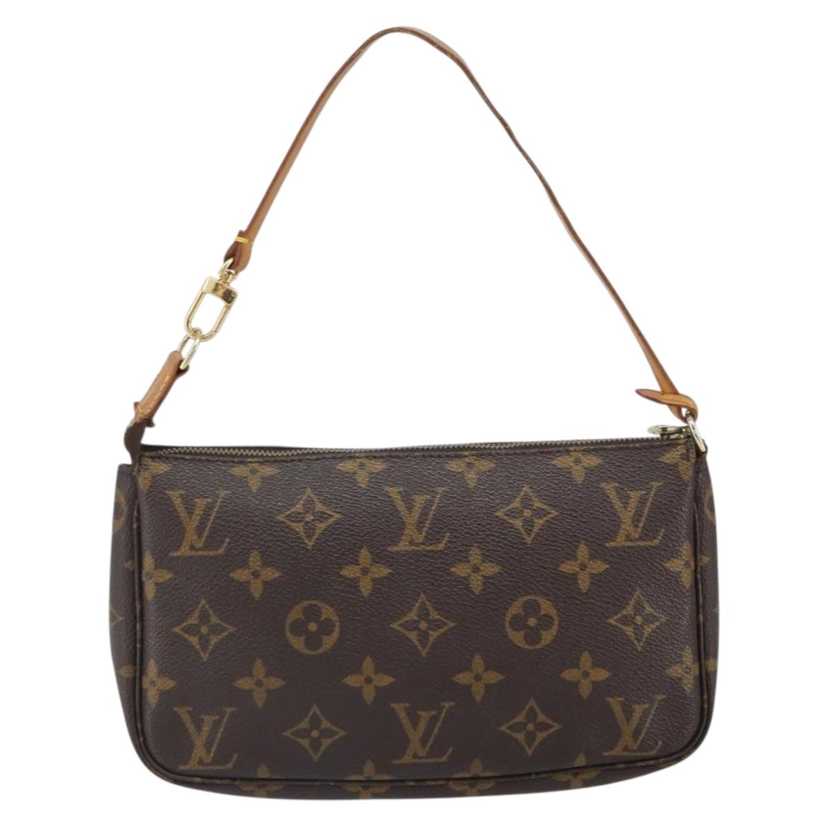 LOUIS VUITTON Monogram Pochette Accessoires Pouch M51980 LV Auth 163774
