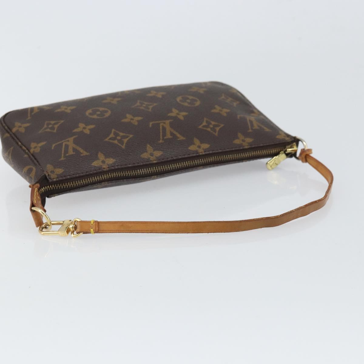 LOUIS VUITTON Monogram Pochette Accessoires Pouch M51980 LV Auth 163774