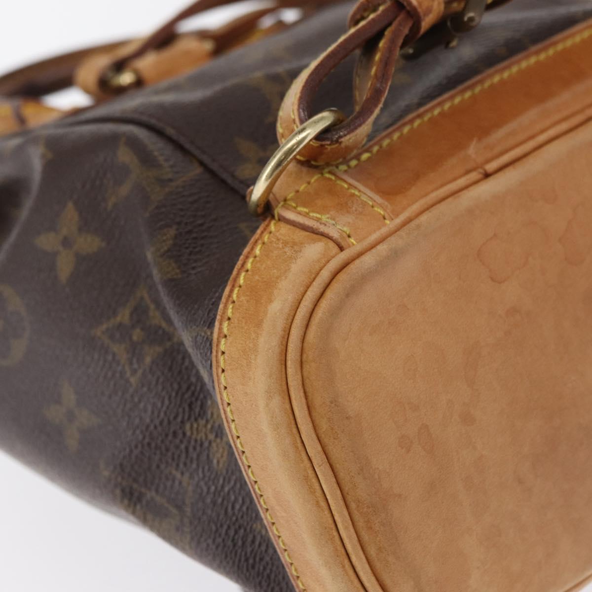 LOUIS VUITTON Monogram Montsouris PM Backpack M51137 LV Auth 163785
