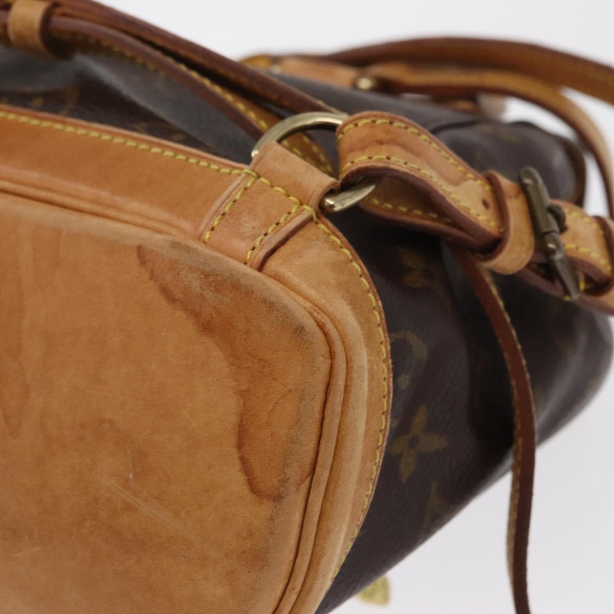 LOUIS VUITTON Monogram Montsouris PM Backpack M51137 LV Auth 163785
