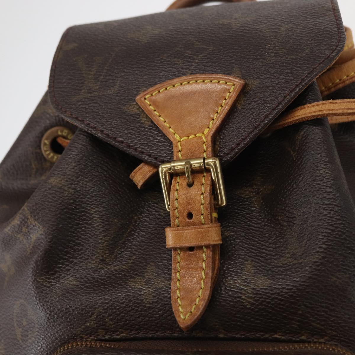 LOUIS VUITTON Monogram Montsouris PM Backpack M51137 LV Auth 163785