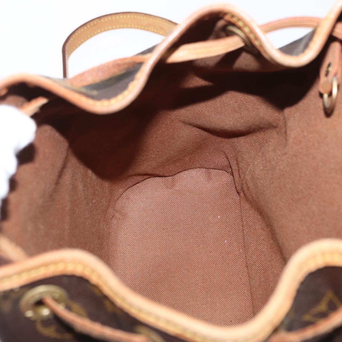 LOUIS VUITTON Monogram Montsouris PM Backpack M51137 LV Auth 163785