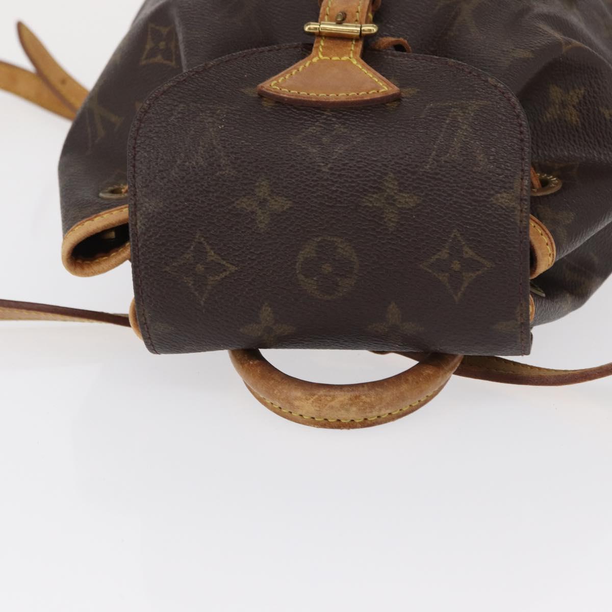LOUIS VUITTON Monogram Montsouris PM Backpack M51137 LV Auth 163785