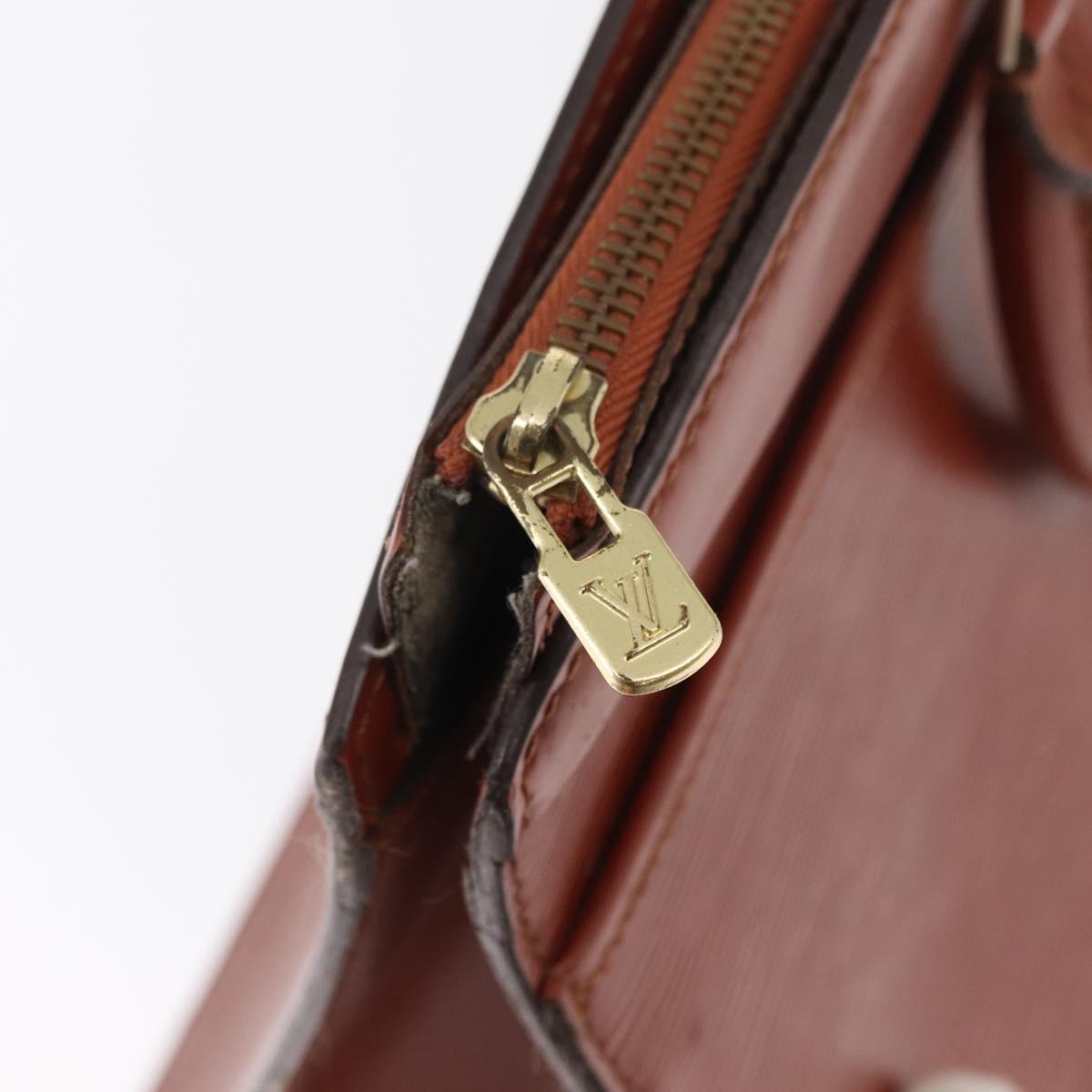 LOUIS VUITTON Epi Riviera Hand Bag Brown M48183 LV Auth 163793