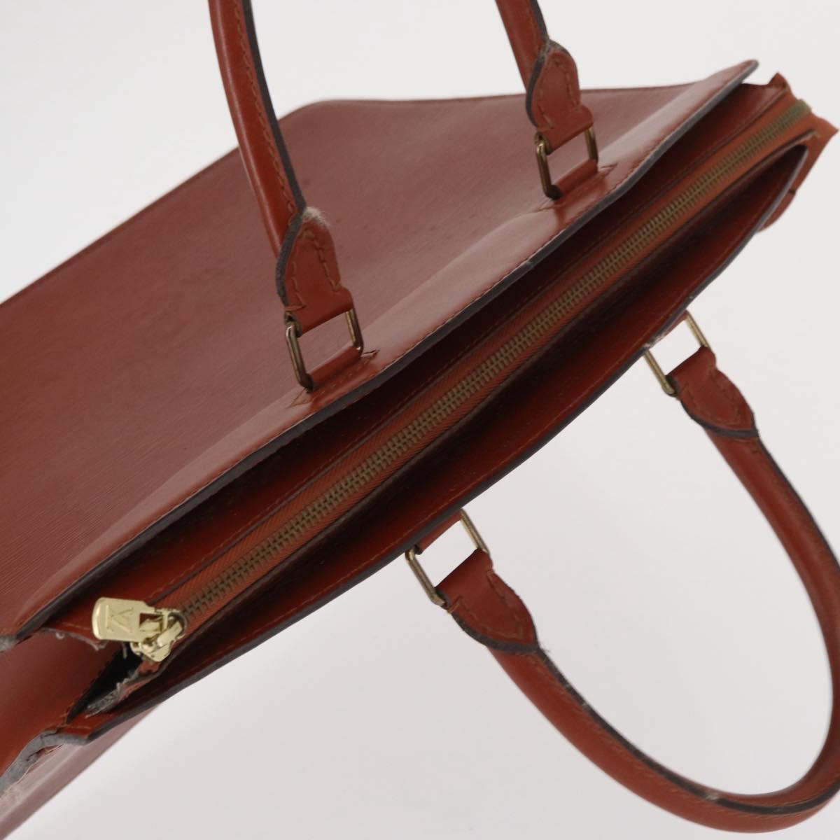 LOUIS VUITTON Epi Riviera Hand Bag Brown M48183 LV Auth 163793