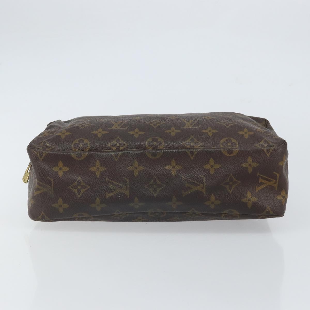 LOUIS VUITTON Monogram Trousse Toilette 28 Clutch Bag M47522 LV Auth 163795