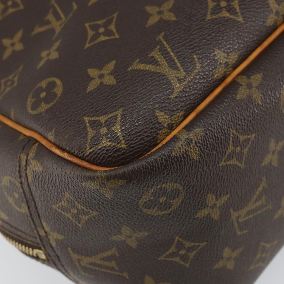 LOUIS VUITTON Monogram Deauville Hand Bag M47270 LV Auth 163797