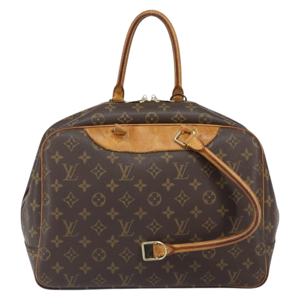 LOUIS VUITTON Monogram Deauville Hand Bag M47270 LV Auth 163797