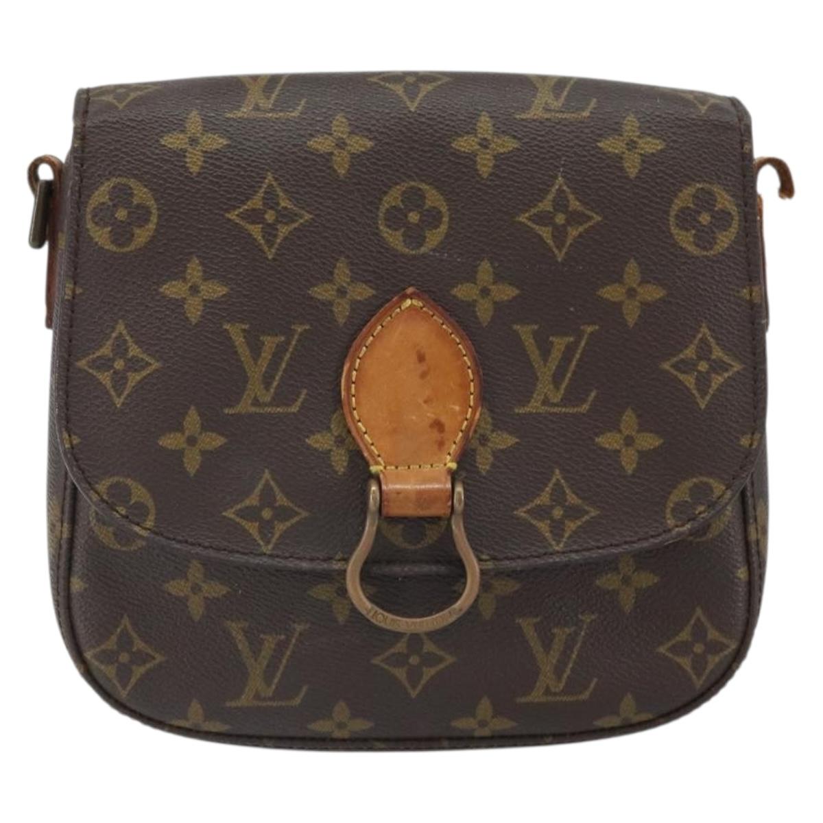 LOUIS VUITTON Monogram Saint Cloud MM Shoulder Bag M51243 LV Auth 163799