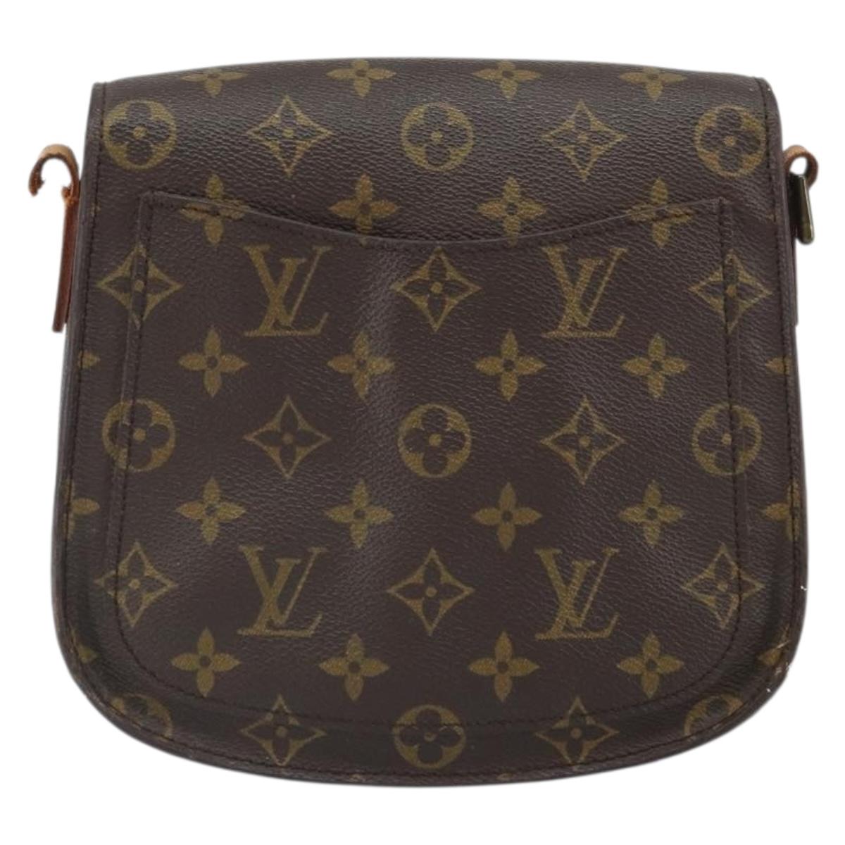 LOUIS VUITTON Monogram Saint Cloud MM Shoulder Bag M51243 LV Auth 163799