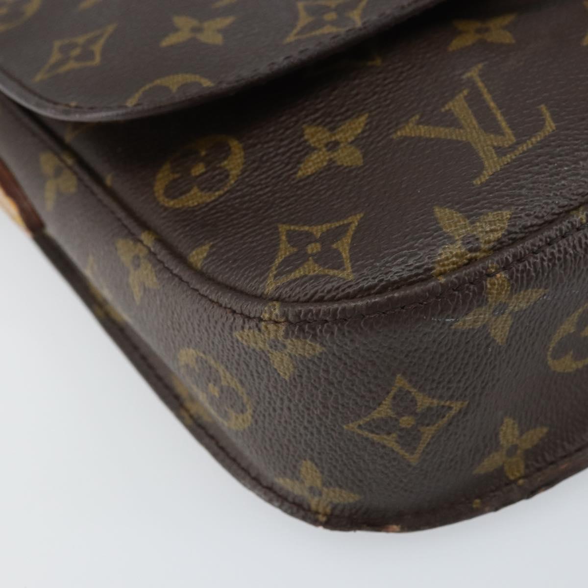 LOUIS VUITTON Monogram Saint Cloud MM Shoulder Bag M51243 LV Auth 163799