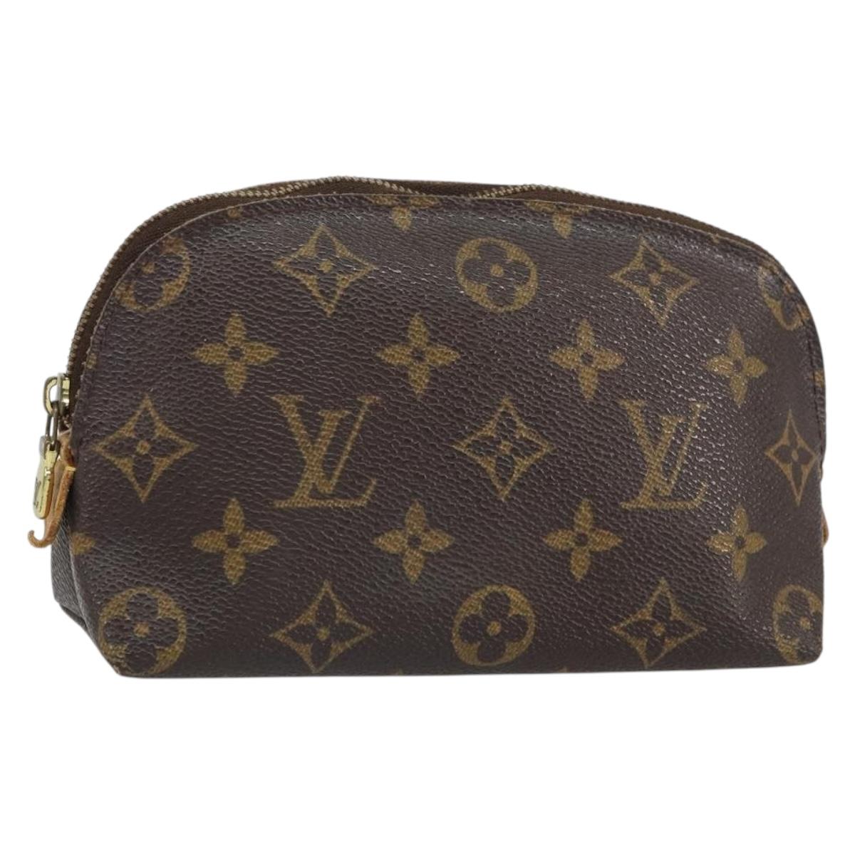 LOUIS VUITTON Monogram Pochette Cosmetic PM Pouch M43998 LV Auth 163808
