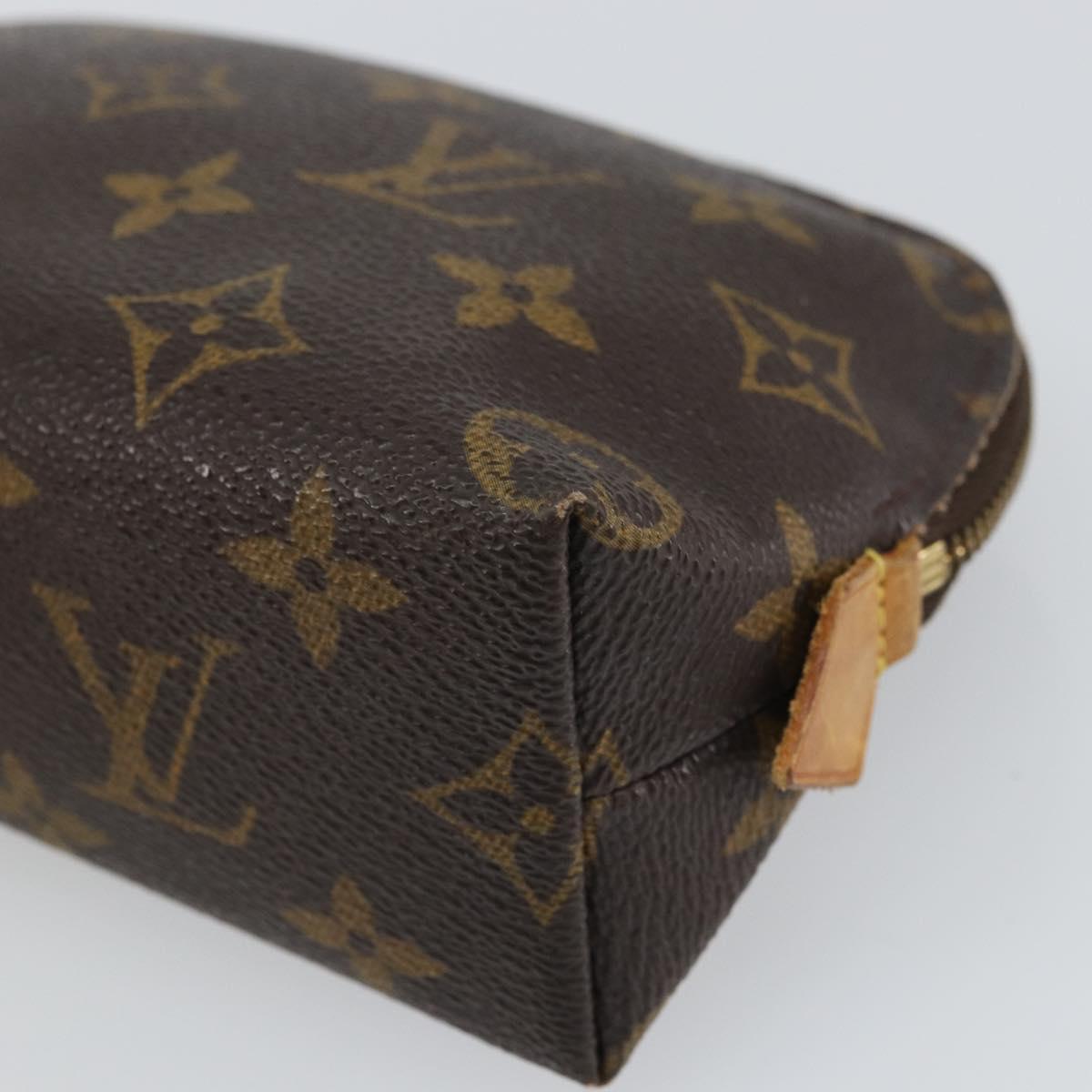 LOUIS VUITTON Monogram Pochette Cosmetic PM Pouch M43998 LV Auth 163808