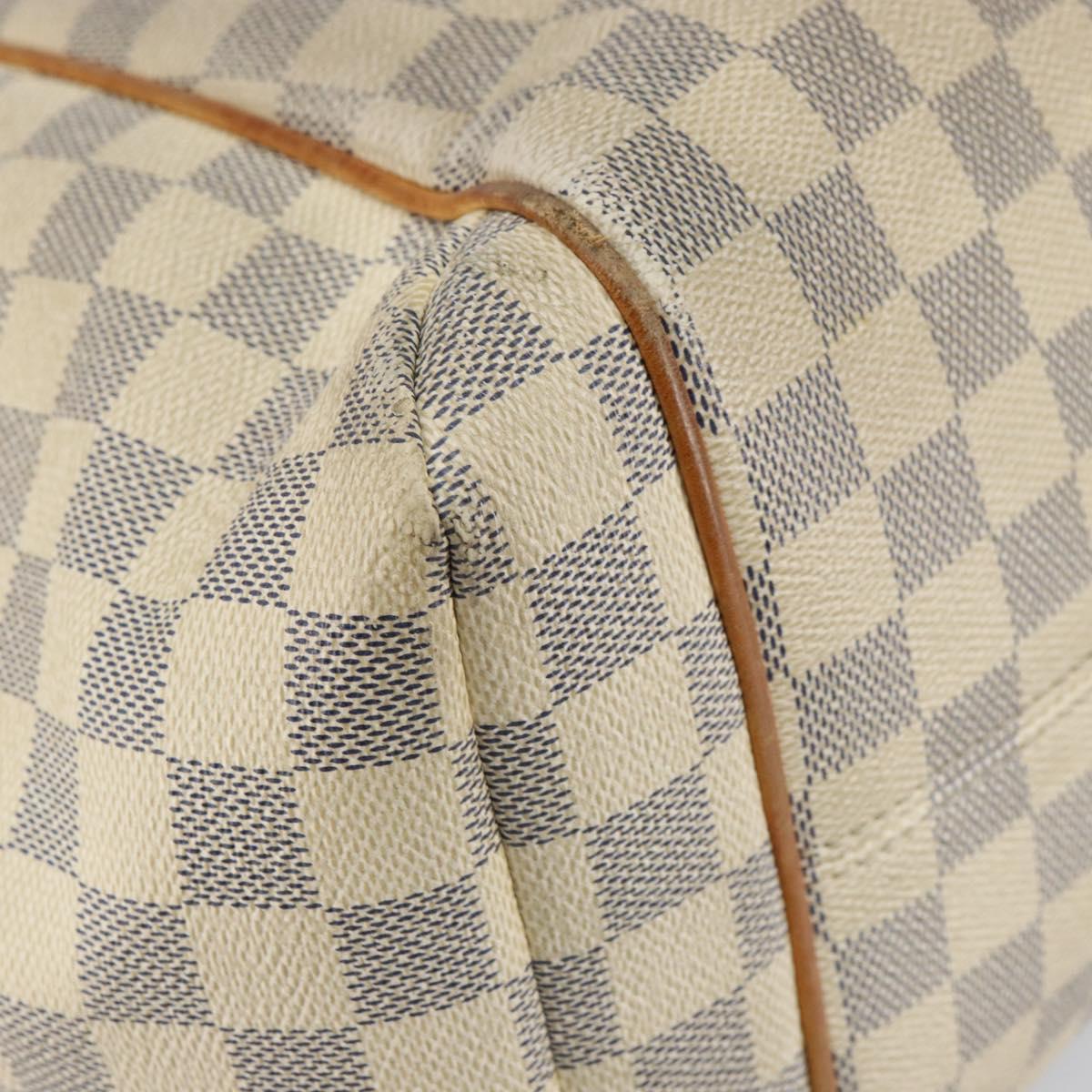 LOUIS VUITTON Damier Azur Totally MM Tote Bag N51262 LV Auth 163809