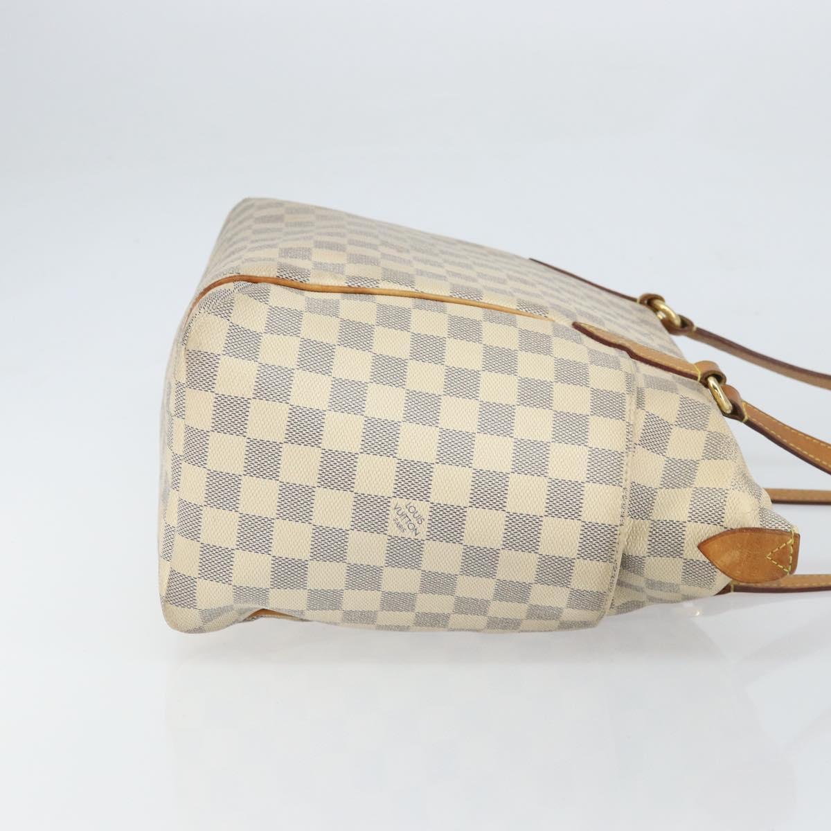 LOUIS VUITTON Damier Azur Totally MM Tote Bag N51262 LV Auth 163809