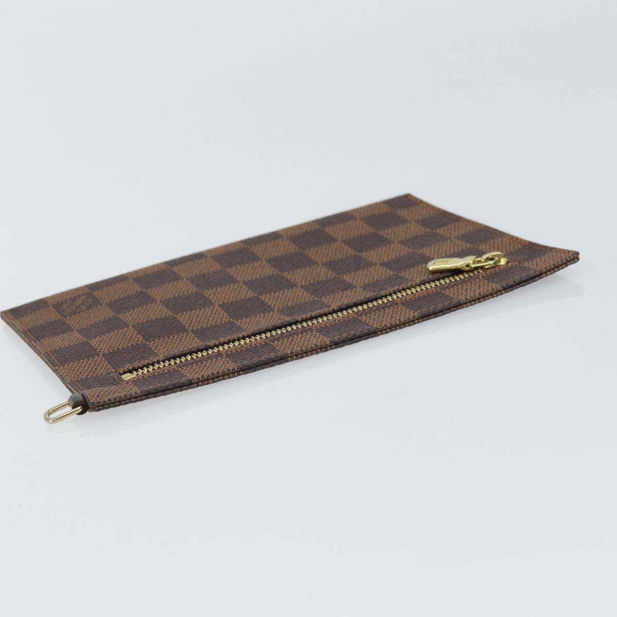 LOUIS VUITTON Damier Ebene Clifton Pouch N51149 LV Auth 163816