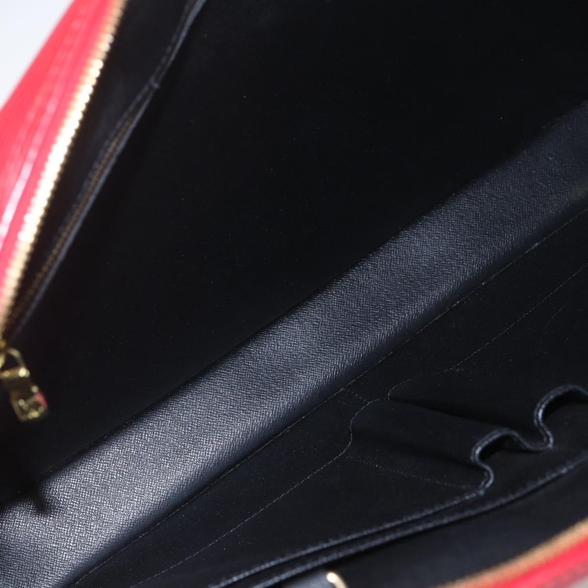 LOUIS VUITTON Epi Porte Documents Voyage Business Bag Red M54477 LV Auth 163817