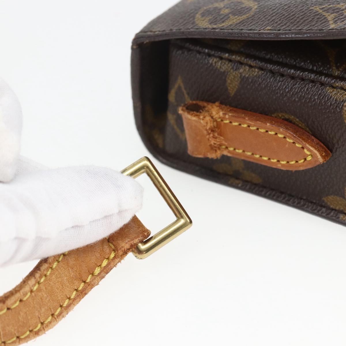 LOUIS VUITTON Monogram Saint Cloud MM Shoulder Bag M51243 LV Auth 163824
