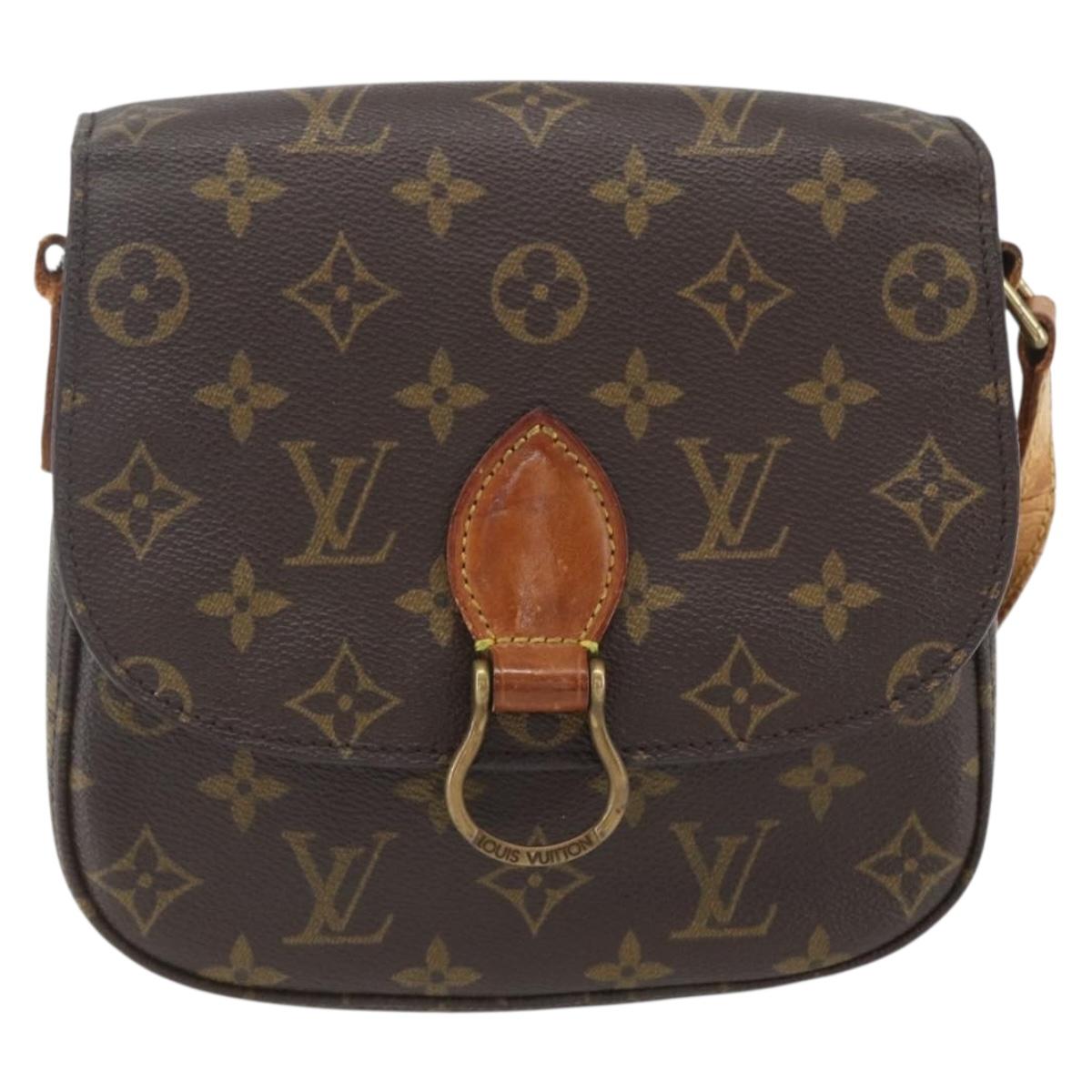LOUIS VUITTON Monogram Saint Cloud MM Shoulder Bag M51243 LV Auth 163824