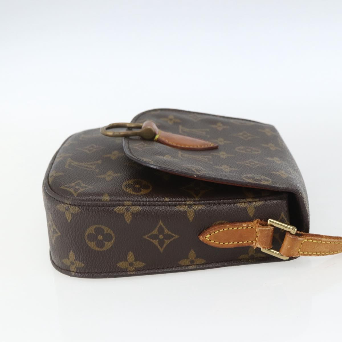 LOUIS VUITTON Monogram Saint Cloud MM Shoulder Bag M51243 LV Auth 163824