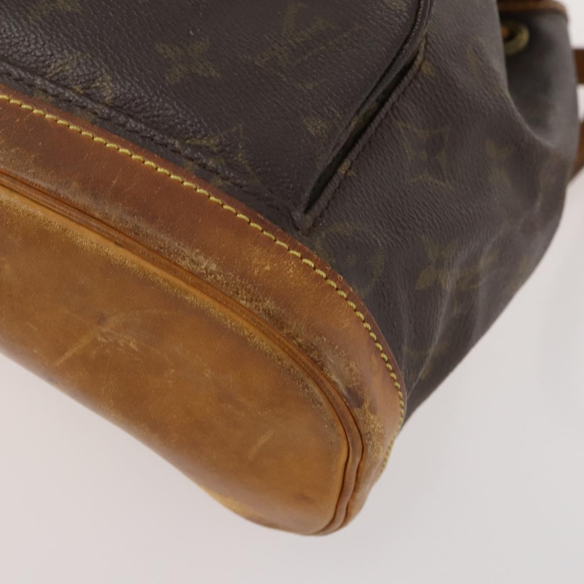 LOUIS VUITTON Monogram Montsouris PM Backpack M51137 LV Auth 163827