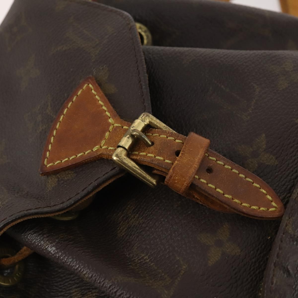 LOUIS VUITTON Monogram Montsouris PM Backpack M51137 LV Auth 163827