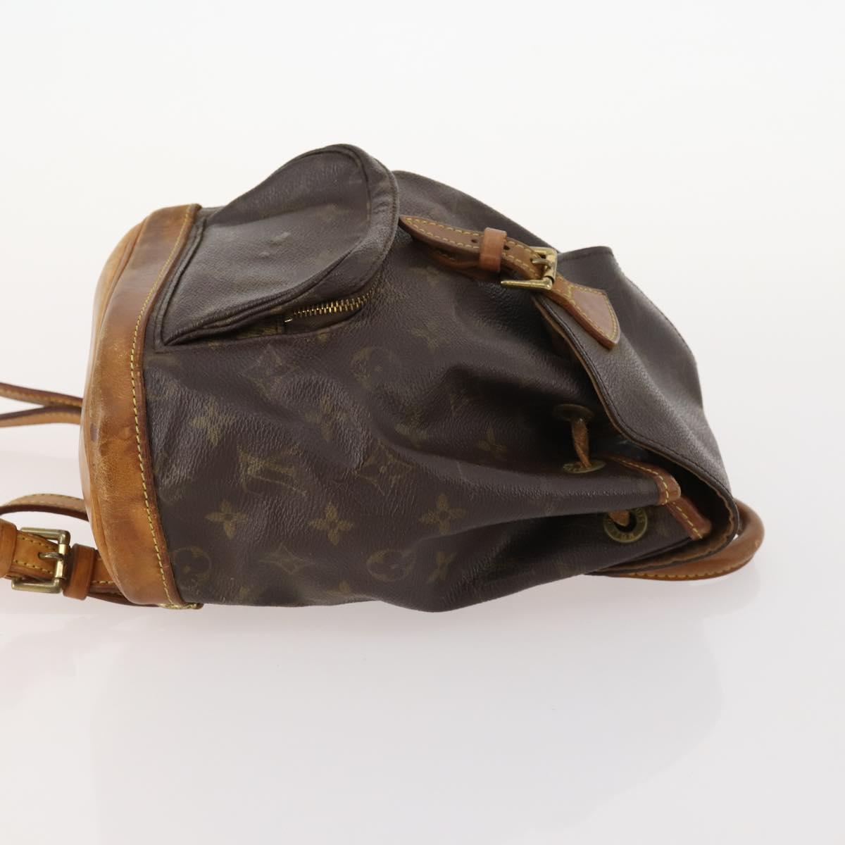 LOUIS VUITTON Monogram Montsouris PM Backpack M51137 LV Auth 163827