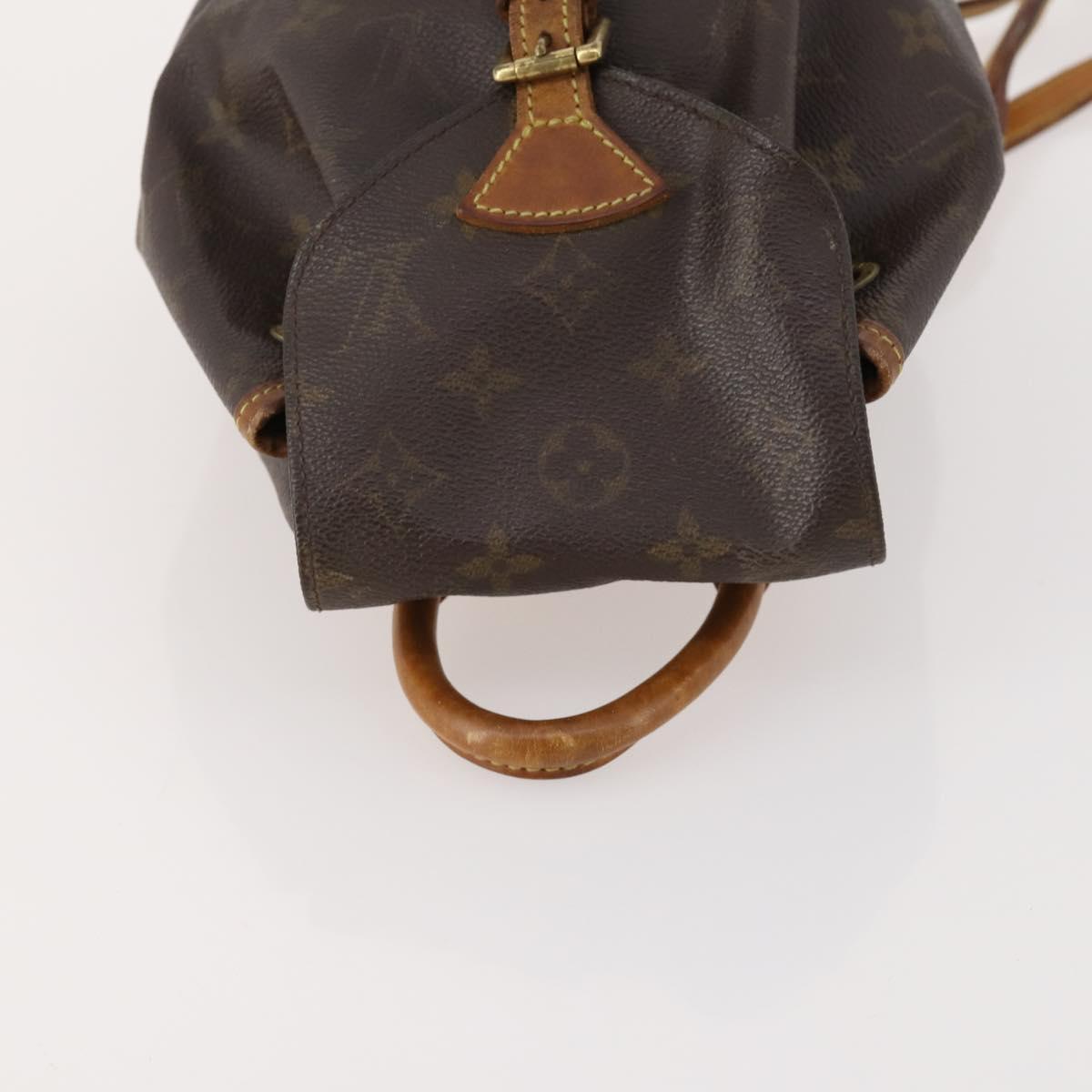 LOUIS VUITTON Monogram Montsouris PM Backpack M51137 LV Auth 163827