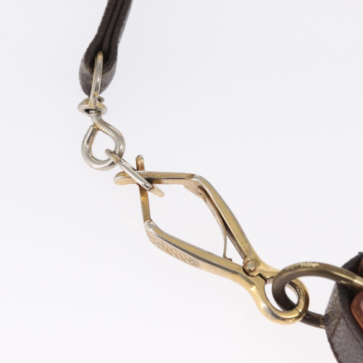LOUIS VUITTON Less Baxter MM Collier Baxter MM Dog Leash 2 Set LV Auth 163856