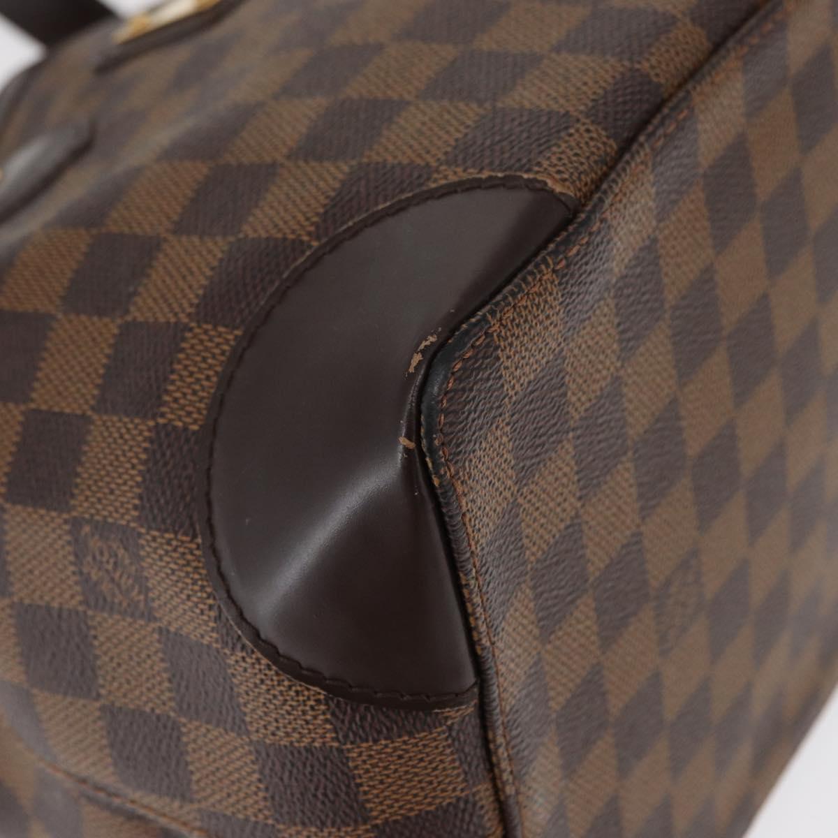 LOUIS VUITTON Damier Ebene Hampstead PM Tote Bag N51205 LV Auth 163885V