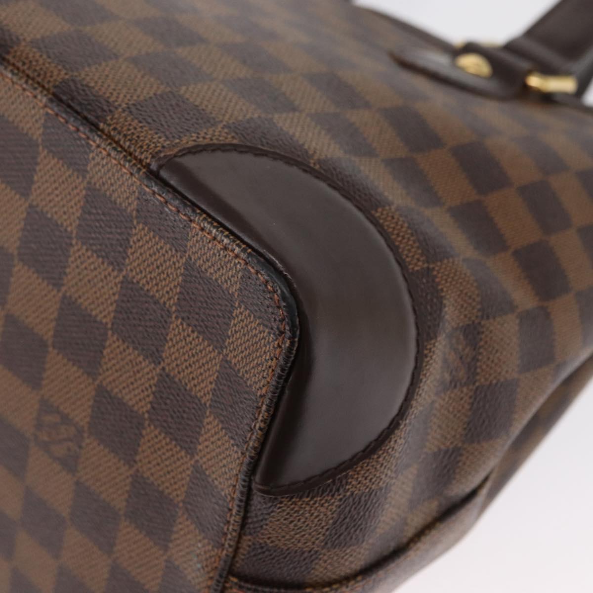 LOUIS VUITTON Damier Ebene Hampstead PM Tote Bag N51205 LV Auth 163885V