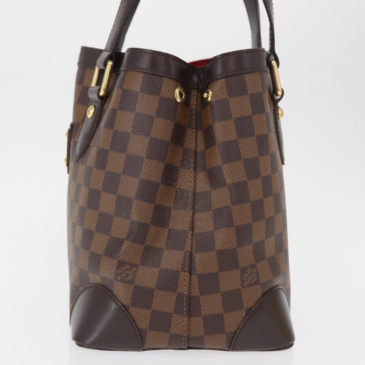 LOUIS VUITTON Damier Ebene Hampstead PM Tote Bag N51205 LV Auth 163885V
