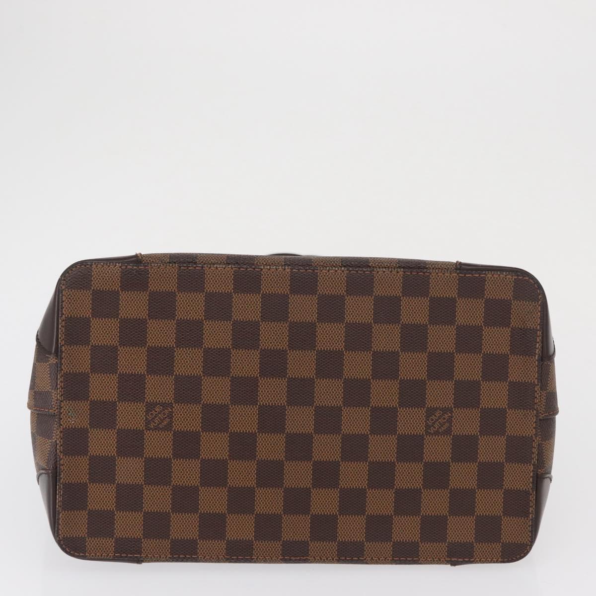 LOUIS VUITTON Damier Ebene Hampstead PM Tote Bag N51205 LV Auth 163885V